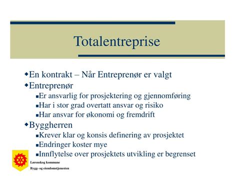 hovedentreprise vs totalentreprise|Entrepriseformerne: Hoved.
